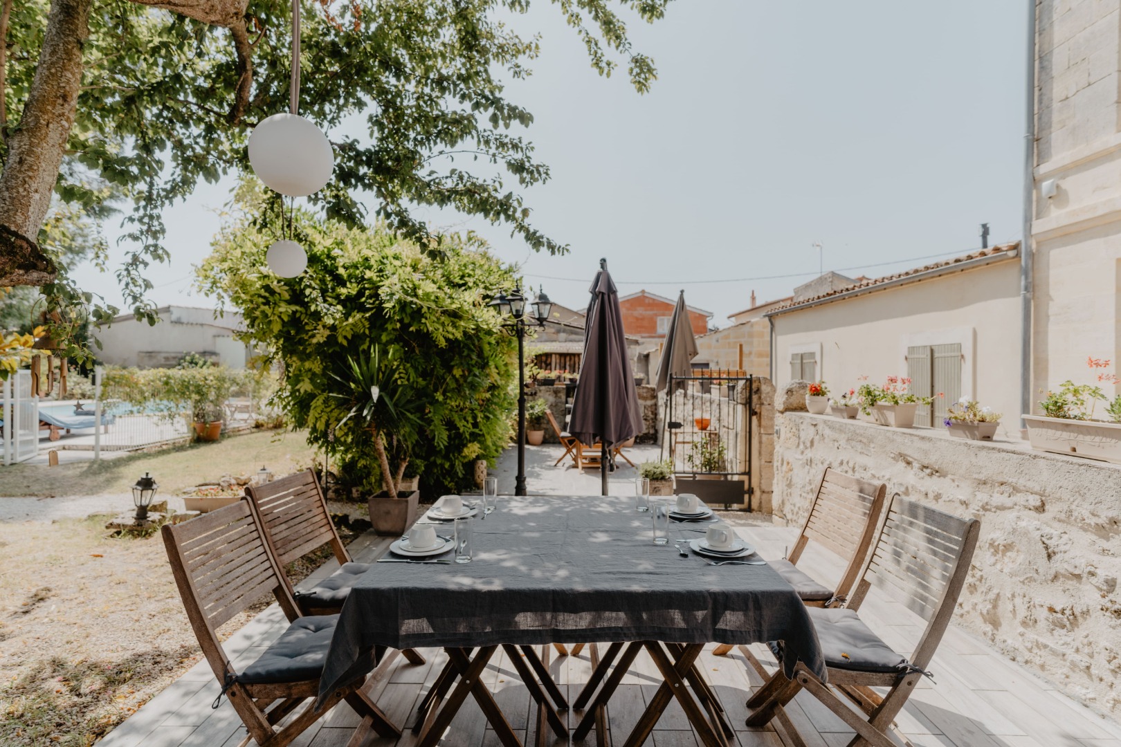 Maison d&rsquo;hôte de charme avec jardin proche de Bordeaux